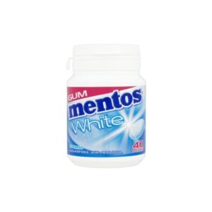 Mentos White Peppermint Sugar Free Chewing Gum Bottle 64G