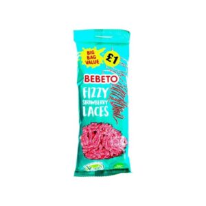 Bebeto Fizzy Strawberry Laces 200G