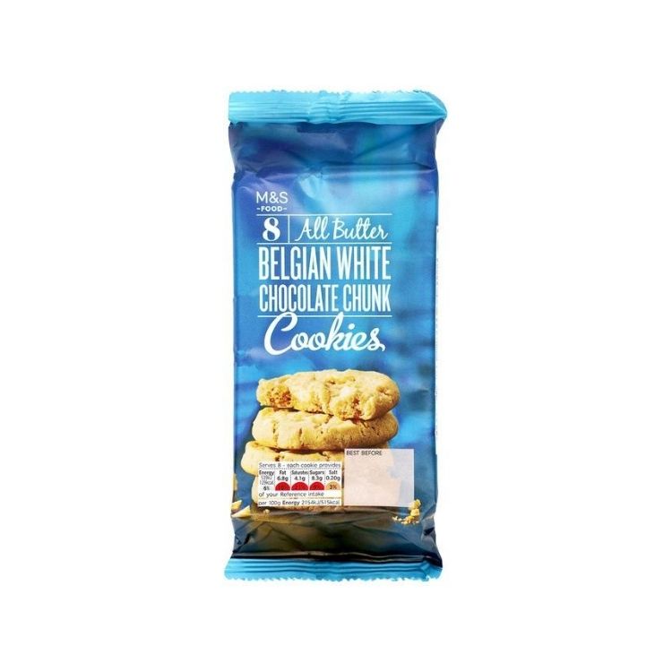 M&S Belgian White Choco Cookies 200G - Best Price in Sri Lanka ...