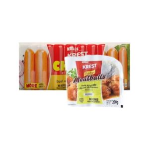 Keells Krest Chunky Chicken Sausages 500G+ Meat Ball 200G