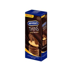 Mcvities Thins Dark Chocolate 150G