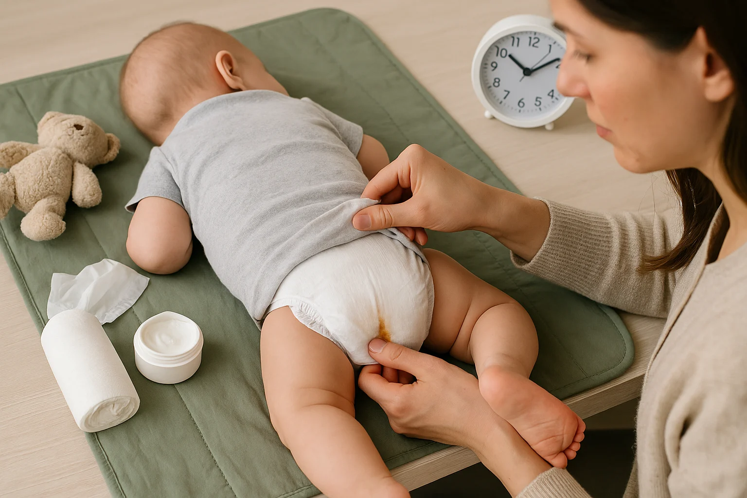 How Long Can a Baby Sit in a Poopy Diaper?